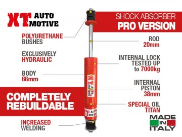 Ammortizzatore xt automotive pro version per nissan patrol gr y61 extra big 7911 054