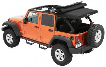 Bes supertop ultra jk full installed front flipped windows out