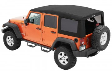 Bes supertop ultra jk full installed rear window open