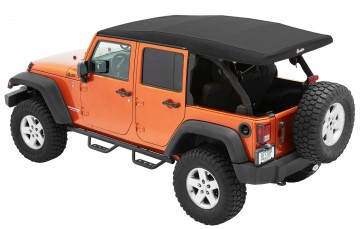 Bes supertop ultra jk full installed rear windows out