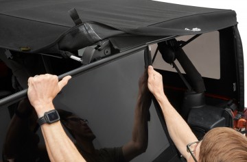 Bes supertop ultra jk rear window installation