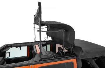 Bes supertop ultra jk side closeup half flipped up