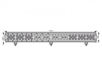 Engplled bar xt 180w 12600lm camo 346423