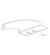 Ford ranger 2019 lazer roof mounting kit 42mm ranger met roofrails