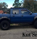 Nissan spatbordverbreders voor nissan navara d22 8 5