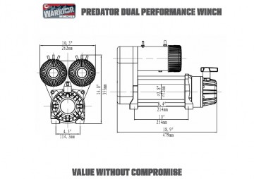 Predatordualperformancewinchtechnicaldrawing pdf 0