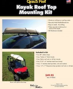 Quick fist kayak roof top mounting kit 1 247x300