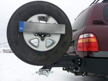 Toyota j 100 mocowanie kola fabryka 4x4 5