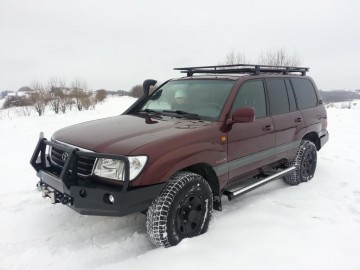 Toyota j 100 zderzak przod z bullbarem fabryka 4x4 13