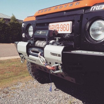 Trekk 4x4 front winch bumper land rover defenderrr